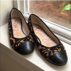 Sam Edelman Leopard Flats 7.5